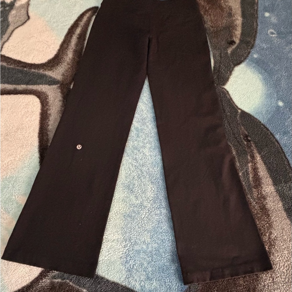 Lululemon Black Flared Trousers